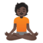 Эмодзи 🧘🏿 Google