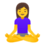 Эмодзи 🧘‍♀️ Google