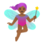 Эмодзи 🧚🏾‍♀️ Google