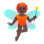 Эмодзи 🧚🏿 Google