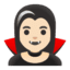 Эмодзи 🧛🏻‍♀️ Google