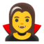 Эмодзи 🧛‍♀️ Google
