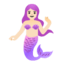 Эмодзи 🧜🏻‍♀️ Google