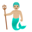 Эмодзи 🧜🏼‍♂️ Google