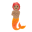 Эмодзи 🧜🏽 Google