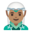 Эмодзи 🧝🏽‍♂️ Google