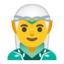 Эмодзи 🧝‍♂️ Google