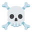Эмодзи ☠️ Google