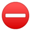Эмодзи ⛔ Google