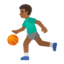 Эмодзи ⛹🏾‍♂️ Google