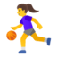 Эмодзи ⛹️‍♀️ Google