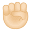 Эмодзи ✊🏻 Google