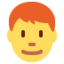 Эмодзи 👨‍🦰 Twitter.com