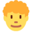 Эмодзи 👨‍🦱 Twitter.com