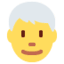 Эмодзи 👨‍🦳 Twitter.com