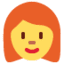 Эмодзи 👩‍🦰 Twitter.com
