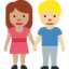 Эмодзи 👩🏽‍🤝‍👨🏼 Twitter.com
