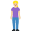 Эмодзи 🧍🏼‍♀️ Twitter.com