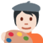 Эмодзи 🧑🏻‍🎨 Twitter.com