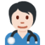 Эмодзи 🧑🏻‍⚕️ Twitter.com