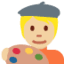 Эмодзи 🧑🏼‍🎨 Twitter.com