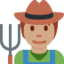Эмодзи 🧑🏽‍🌾 Twitter.com