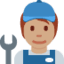 Эмодзи 🧑🏽‍🔧 Twitter.com