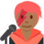 Эмодзи 🧑🏾‍🎤 Twitter.com