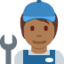 Эмодзи 🧑🏾‍🔧 Twitter.com