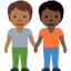 Эмодзи 🧑🏾‍🤝‍🧑🏿 Twitter.com