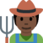Эмодзи 🧑🏿‍🌾 Twitter.com
