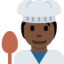 Эмодзи 🧑🏿‍🍳 Twitter.com