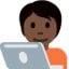 Эмодзи 🧑🏿‍💻 Twitter.com