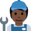 Эмодзи 🧑🏿‍🔧 Twitter.com