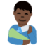 Эмодзи 👨🏿‍🍼 Twitter.com