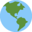 Эмодзи 🌎 Twitter.com