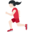 Эмодзи 🏃🏻‍♀️ Twitter.com