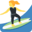 Эмодзи 🏄‍♀️ Twitter.com
