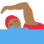 Эмодзи 🏊🏾‍♀️ Twitter.com