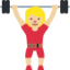 Эмодзи 🏋🏼‍♀️ Twitter.com