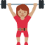 Эмодзи 🏋🏽‍♀️ Twitter.com