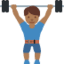 Эмодзи 🏋🏾‍♂️ Twitter.com