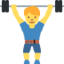 Эмодзи 🏋️‍♂️ Twitter.com