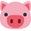 Эмодзи 🐷 Twitter.com