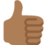 Эмодзи 👍🏾 Twitter.com