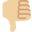 Эмодзи 👎🏼 Twitter.com