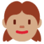 Эмодзи 👧🏽 Twitter.com