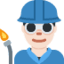 Эмодзи 👨🏻‍🏭 Twitter.com