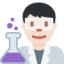 Эмодзи 👨🏻‍🔬 Twitter.com