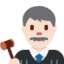 Эмодзи 👨🏻‍⚖️ Twitter.com